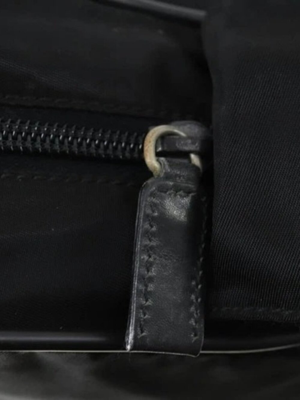 PRADA Shoulder Bag Nylon Black Silver Auth - Picture 9 of 16